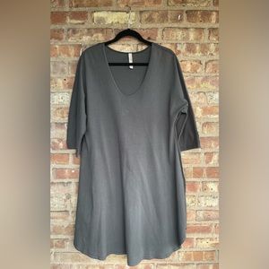 Cynthia Ashby Cotton Scoop Neck Swing Dress🖤